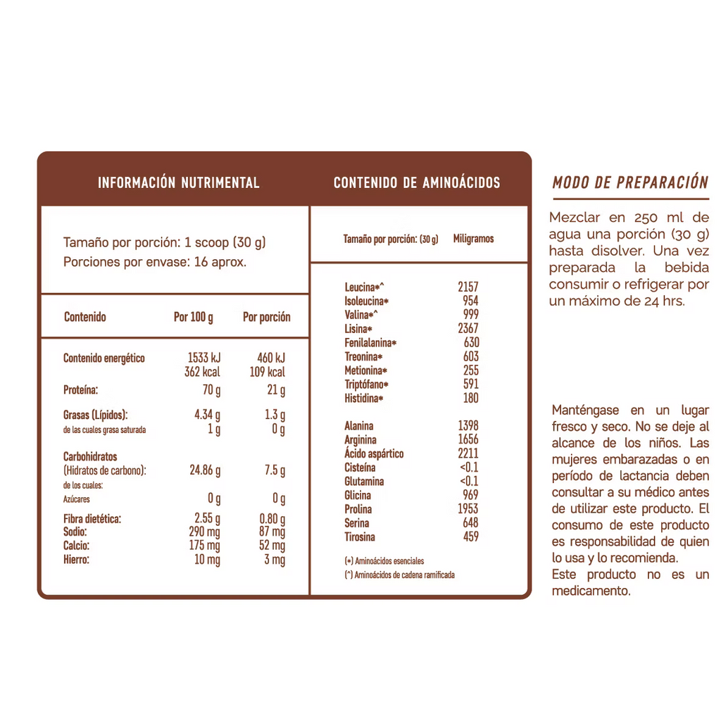 ORIGEN® - Proteína Vegetal Cacao